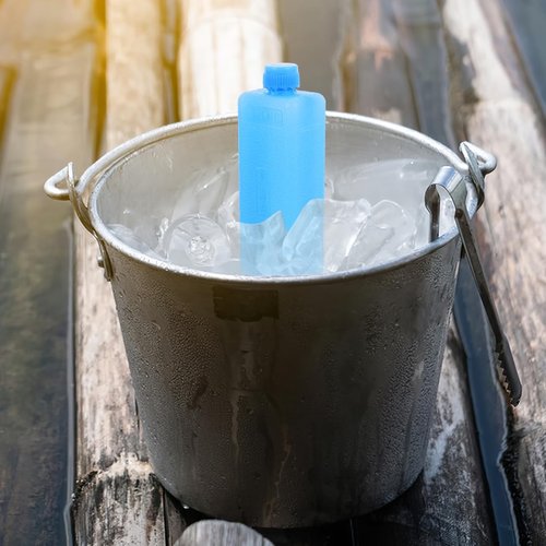 DOITOOL Reusable Ice Packs - 4PCS Portable Cooler Blocks for Air Conditioner & Freezer Use