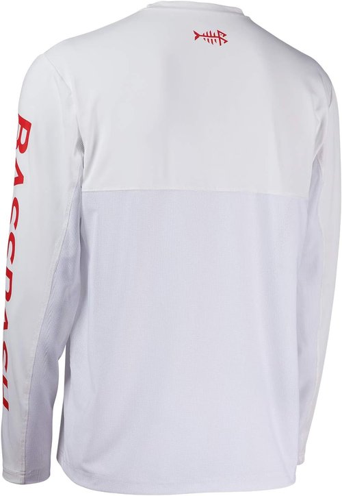 BASSDASH Fishing T-Shirts for Men - UV Sun Protection UPF 50+ Long Sleeve Tee