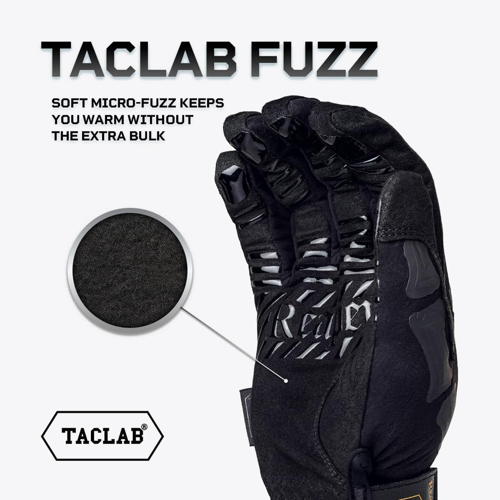 TACLAB Patrol Reaper Warm Skeleton Gloves - Flexible Grip for Hiking, Hunting & Outdoor Activities