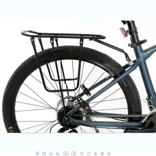 YUNNUO Bicycle Cargo Rack Rear Bike Rack,Bike Luggage Rack fits Most Mountain Bikes and Road Bikes,130 lbs(60KG) Capacity