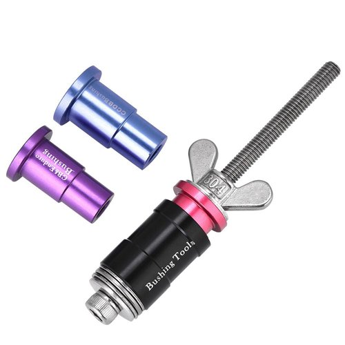 Tbest Cycle Chain Crank Extract Rear Shock Bushing Tool Shock Eyelet Bushing Removing Removal Install Tool for Rockshox Fusion DU Shock Bushing Tool rockshox Rear Shock Bearing