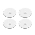 BibBoards BibSNAPS Clear Race Bib Clips - Secure Fasteners for Running & Cycling - Easy to Use, Non-Magnetic (4 Pack)