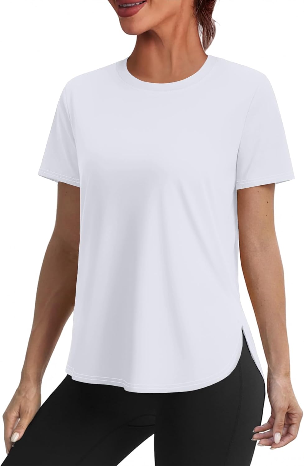 Skiennix Women's Workout Top - Lightweight UV Protection Shirt with UPF 50+ | Quick Dry Hiking Tee