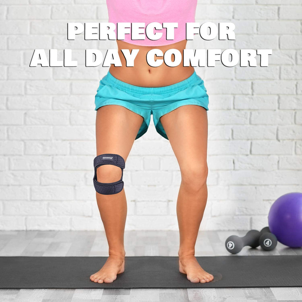 THX4COPPER Compression Knee Brace - Dual Adjustable Support for Pain Relief | Ideal for Running & Gym