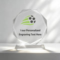 WBW Personalized Custom Crystal Trophies - Custom Text, Logo & Photo Printing | Perfect for Awards & Recognition