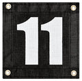 Tennis & Pickleball Court Numbers - #11 Variation Windscreen Material