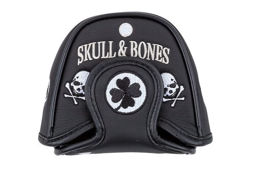 Skull Bones Mallet Putter Covers - Replacement Putter Headcover - Compatible with Odyssey 2-Ball - Scotty Cameron, Taylormade and Ping Putters (Skull&Bones)