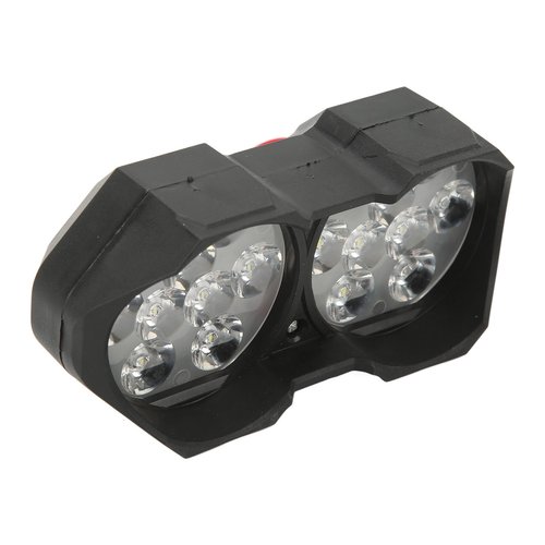 BORDSTRACT Electric Bike Light, Electric Bicycle Modification Double Head Lamp, 12V‑100V Super Bright Mountain Bike Headlight, Universal Bicycle Headlight for Road Bike, Commuters