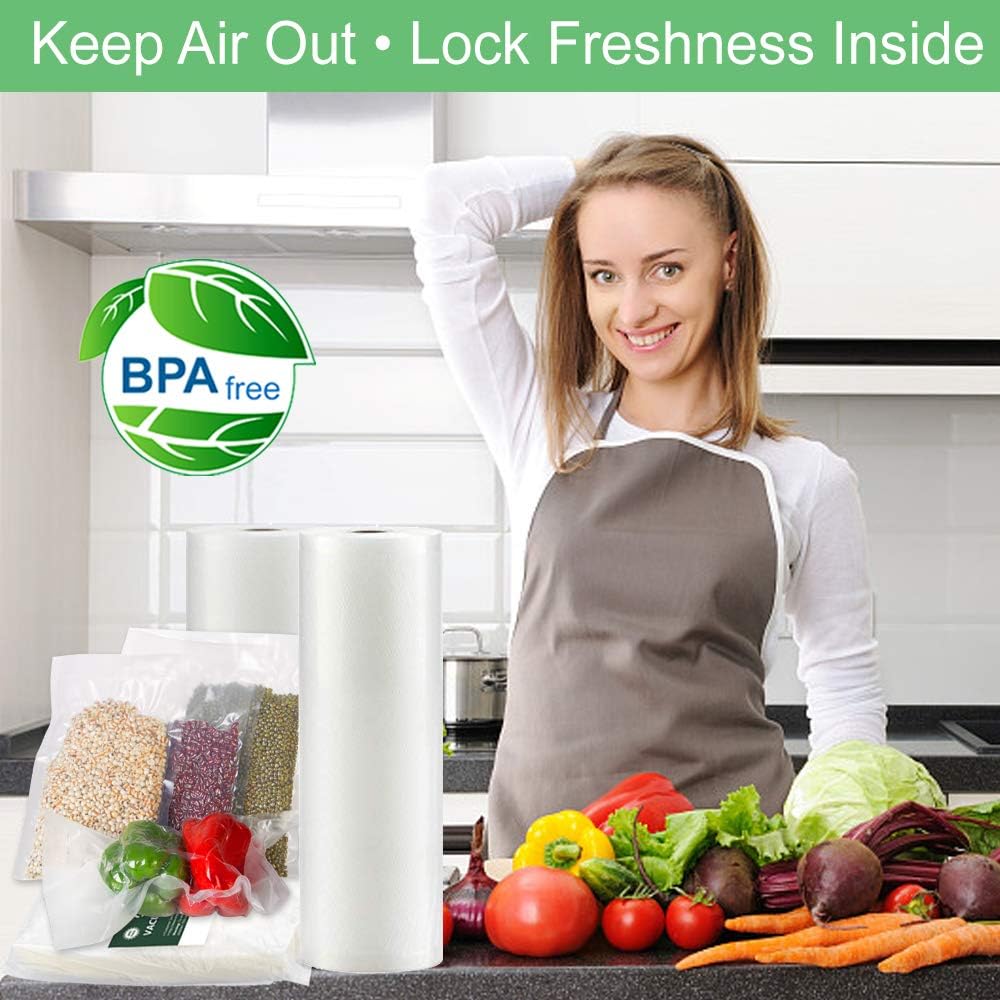 O2frepak Vacuum Sealer Bags - 100 Pint Size | BPA-Free & Puncture-Resistant for Sous Vide Cooking