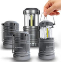 Bell+Howell Multipurpose Camping Lanterns - 4 Pack, Collapsible, Waterproof, Bright LED Lights for Emergencies