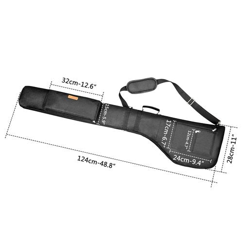 AKOZLIN Golf Clubs Carry Bag 8-10 Lightweight Foldable Travel Sunday Golf Case with Strap Waterproof Sunday Bag