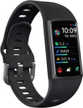 FITVII FINO 2 Slim Fitness Tracker - Smart Watch with Blood Oxygen & Sleep Monitor | IP68 Waterproof, 24/7 Heart Rate & Blood Pressure Tracking