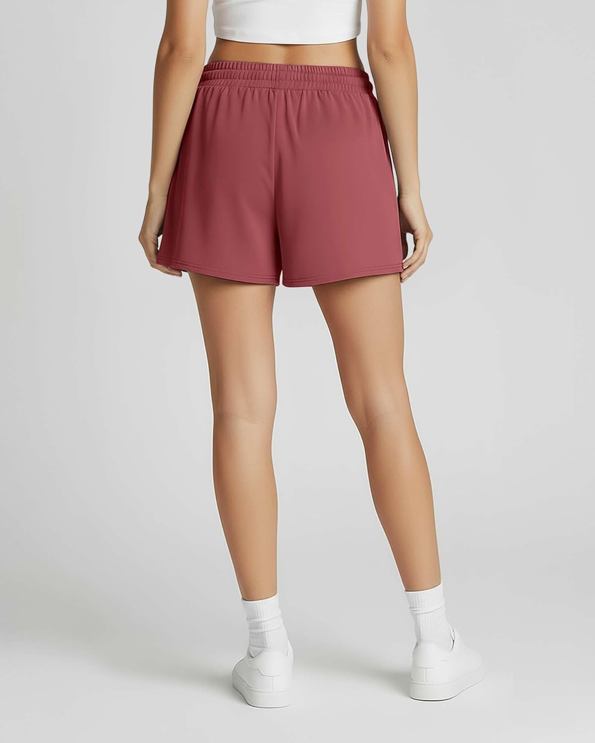 Real Essentials Ultra-Soft Women's Athletic Lounge Shorts - 3 Pack with Pockets | Plus Size Available