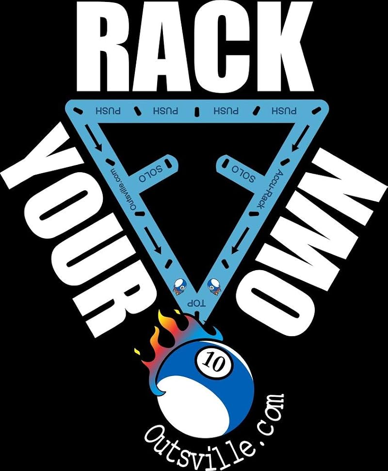 Accu-Rack Outsville Solo Pool Ball Rack Template for 8, 9 & 10 Ball