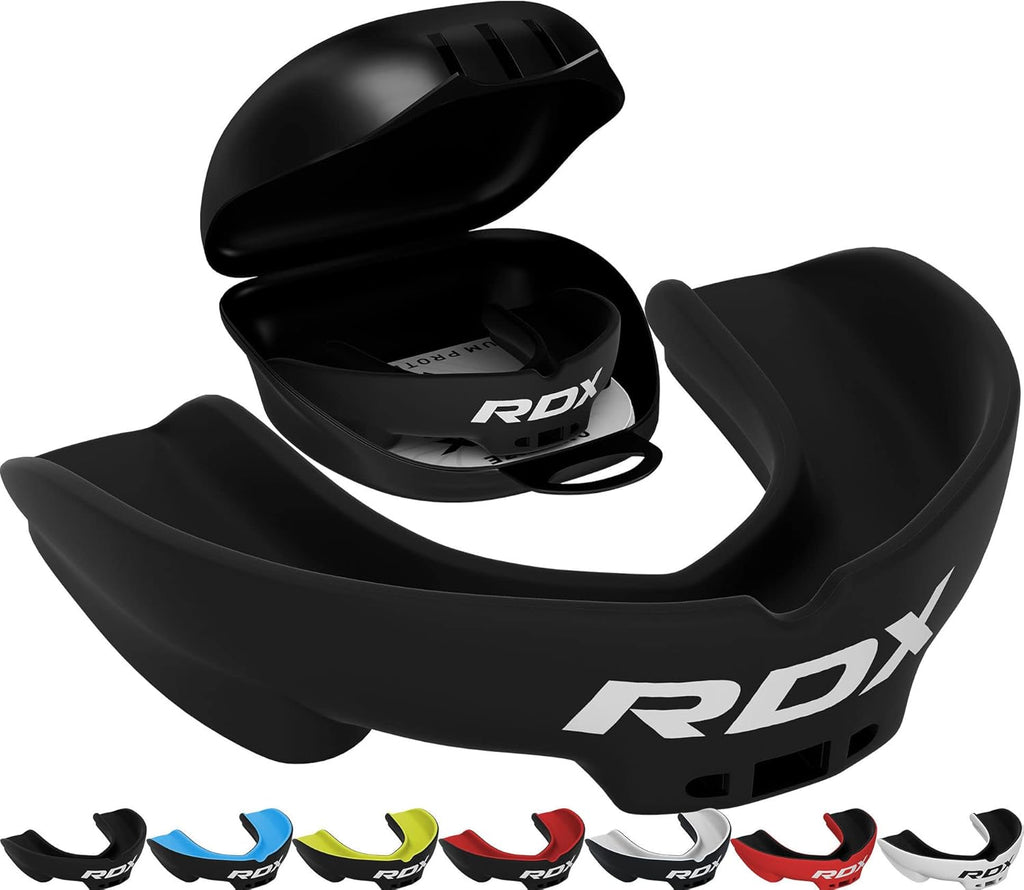 RDX Mouth Guard - Adult Gum Shield for Boxing, MMA, Kickboxing & More | Durable Jaw Protector with Case
