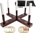 Skiennix Ring Toss Game - Fun Outdoor Yard Game for Family & Friends | Perfect for Backyard & Camping