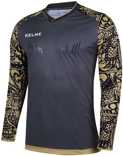 KELME Kids Goalie Shirt - Padded Long Sleeve Soccer Jersey for Youth Training | Comfortable Fit
