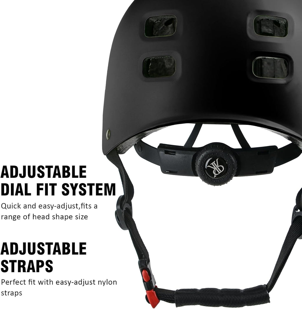 Skiennix Youth Bike Helmet - Adjustable Multi-Sport Protection for Kids Aged 3-14 | Skateboard & BMX