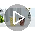 16 oz Disposable Iced Coffee Cups with Lids - Pack of 100 Clear Plastic Drink Cups