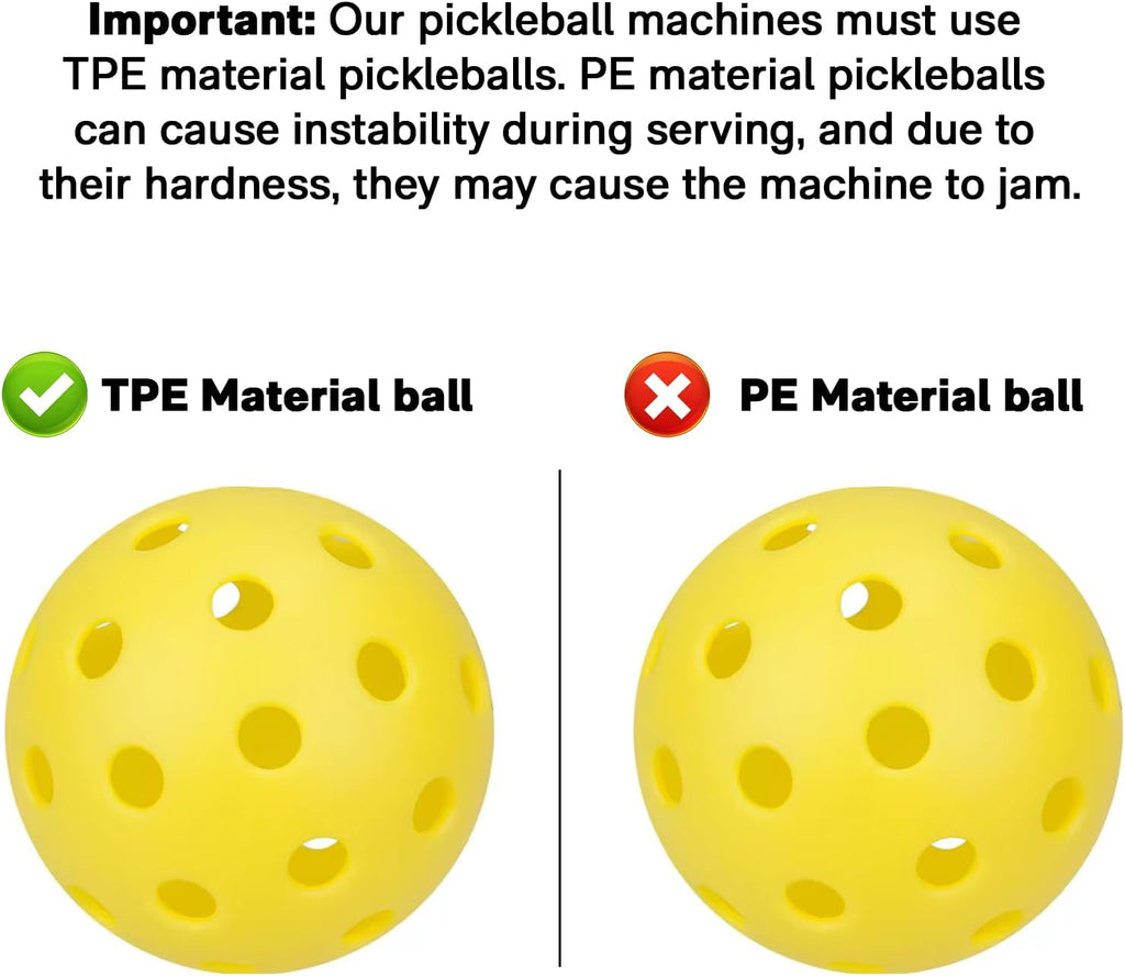 PP-Smart Pro Pickleball Machine - Portable 100+ Ball Launcher with App & Remote, 10 Modes, 20-70 mph