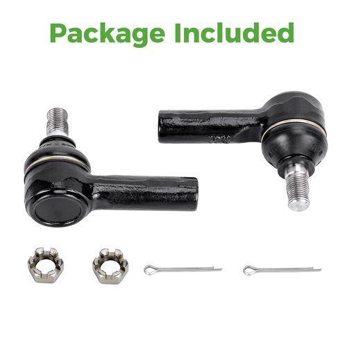 10L0L Golf Cart EZGO RXV Tie Rod End with Locknut Fits 2008-up Golf Cart OEM 604614 (2PCS)