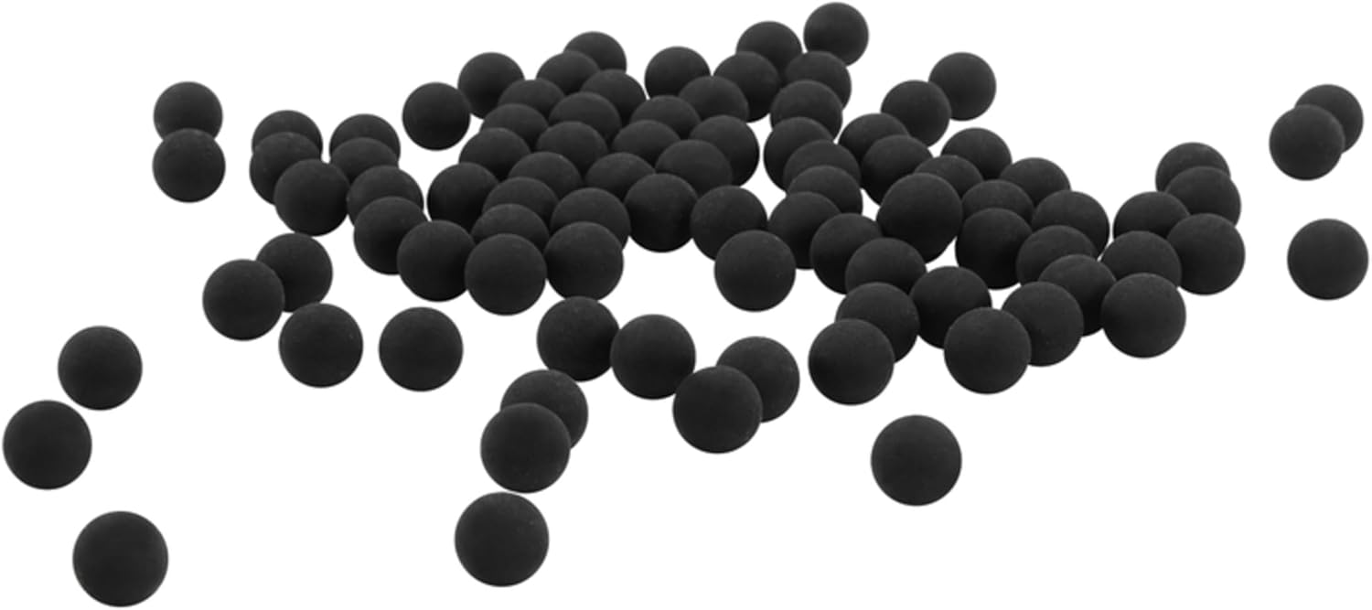 T4E Premium Rubber Ball Ammo - .43 Caliber Paintball Gun Rounds | 430 Count, Black