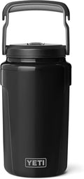 YETI Silo Half Gallon Insulated Water Jug - Leakproof Sports Bottle with Straw Cap & Fence Hook - Keeps Drinks Ice-Cold, Black