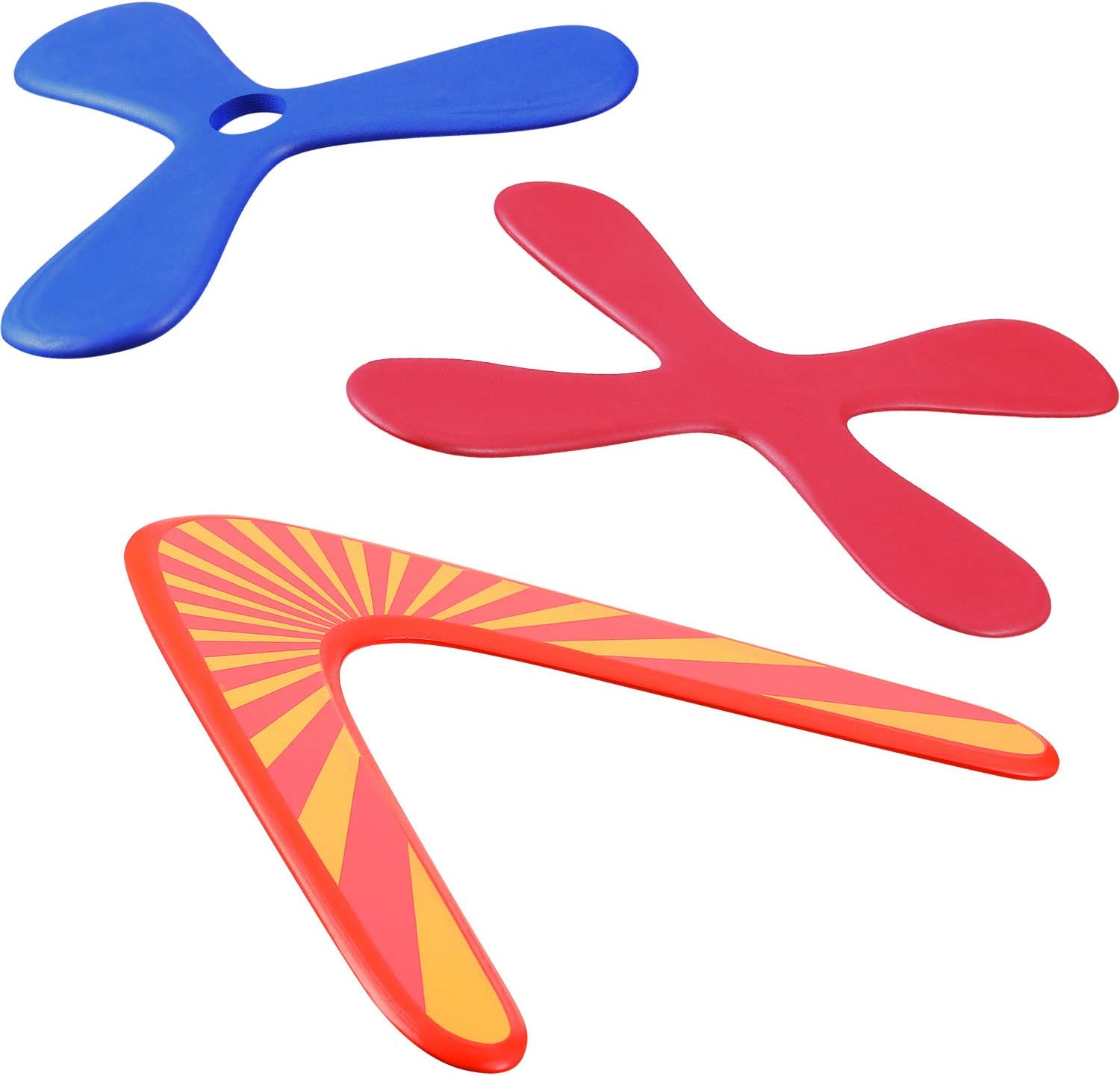 Tatuo Boomerang Set - 3 Wood & Soft Boomerangs for Athletes | Ideal Sports Game Toy for Ages 12+