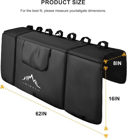 Himal Outdoors Tailgate Pad - Mountain Bike Protection with Tool Pockets | Durable Design