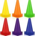 Hoteam 30-Pack 9-Inch Traffic Cones - Durable Plastic Agility Training Equipment for Sports & Events