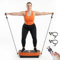GORISE Vibration Plate Exercise Machine - Full Body Workout for Lymphatic Drainage & Weight Loss | Orange Fitness Platform with Remote