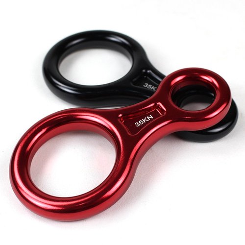 CdyBox 35KN Figure 8 Descender Belay Device Rock Mountain Climbing Gear