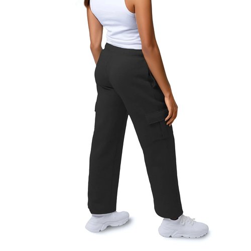 Common Stitch 3 Pack Sweatpants Women, Wide Leg Cargo Womens Sweatpants, Wide Leg Pants with Pockets (Available in Plus)