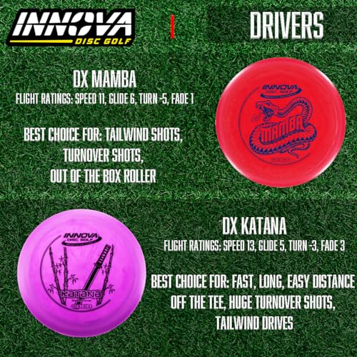 Innova Disc Golf Starter Set - 10 Discs for Beginners with Drivers, Mid-Ranges, Putters