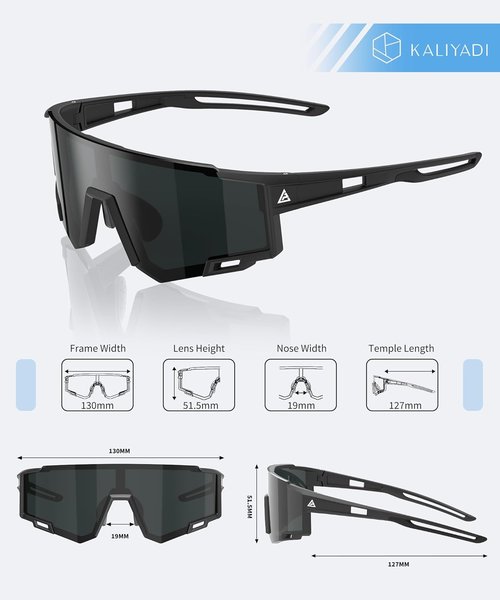 KALIYADI Polarized Kids Sunglasses - UV400 Protection for Boys & Girls | Ideal for Ages 6-14