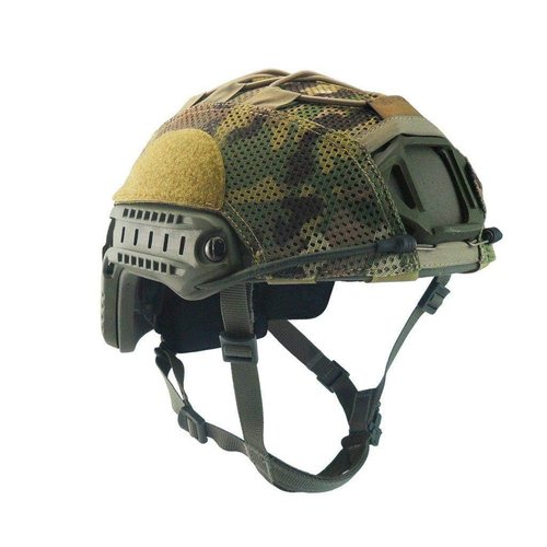 Mesh Helmet Cover for Ops-Core Fast Carbon Bump and XP Helmets (Black, Large)