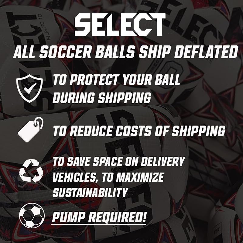 Select Royale Soccer Ball White Blue Red V25 - Durable Match & Training Ball