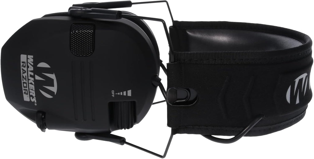 Walker’s Razor Slim Electronic Muff - Noise-Canceling Hearing Protection | Lightweight & Comfortable