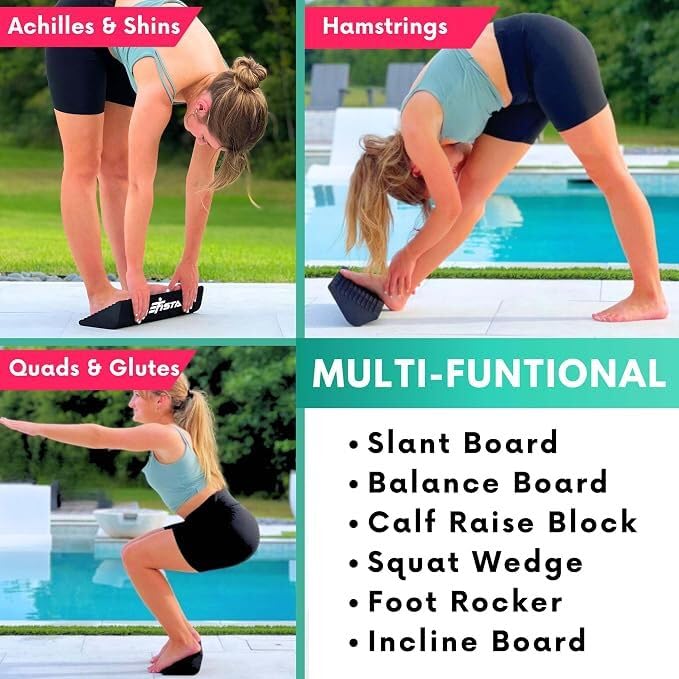 Calf Stretching Balance Board for Plantar Fasciitis Achilles Tendonitis Relief