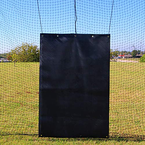 4x6 Reinforced Rubber Backstop for Baseball Softball Batting Cage Protection