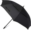 G4Free 72-Inch Oversized Golf Umbrella - Automatic Open, Double Canopy, Windproof | Heavy Duty Black