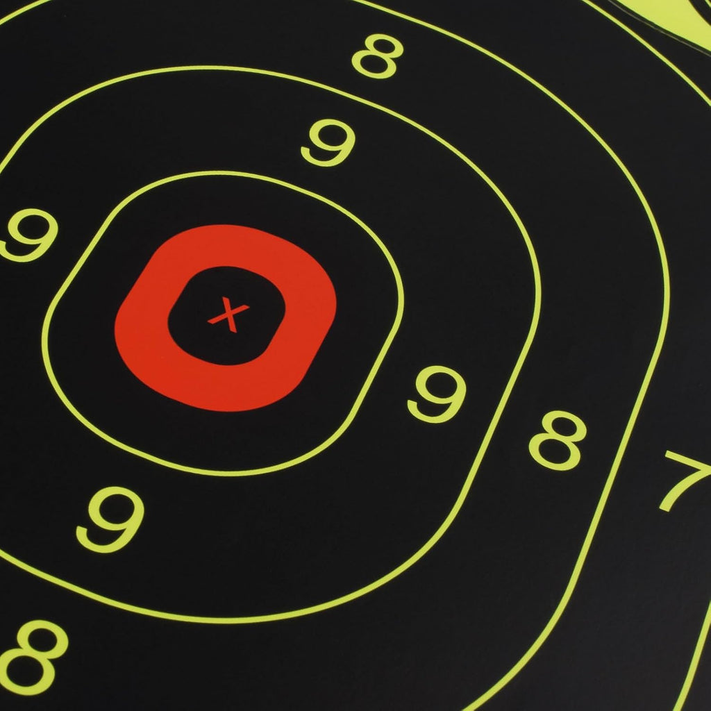 Silhouette Splatter Targets by [Brand Name] - 12x18 Inch for Easy Shot Visibility | 10 Pack for BB Guns & Airguns