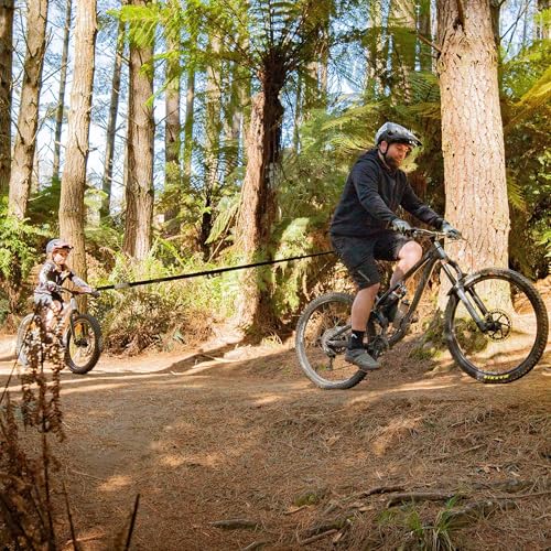 Quick Fit MTB Tow Rope Black for Kids & Adults | 500lb Load Capacity