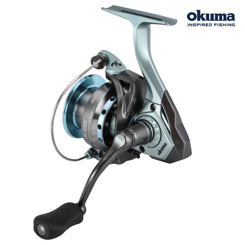OKUMA ALS-40 Alaris Spinning Reel, 40 Reel Size, 5.0: 1 Gear Ratio, 33.40" Retrieve Rate, 4 Bearings, Ambidextrous,Multi,One Size