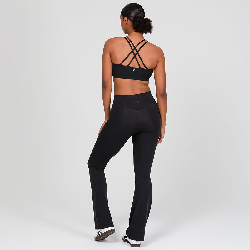 Active Women's UltraLuxe Kick Flare High Waist Leggings, 32" Inseam, X-Large, Black