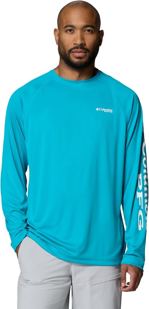 Columbia Men's PFG Terminal Tackle Shirt - Lightweight, Quick-Dry Fabric | Ideal for Fishing Adventures