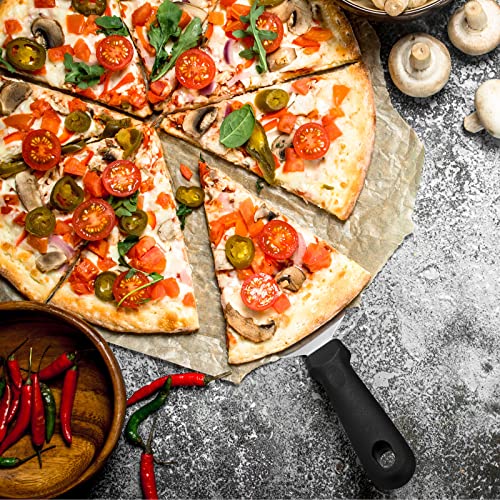 40 Pcs Pizza Spatula Pie Server Set Stainless Steel with Plastic Handle Triangular Shovel for Desserts and Pies - Variation 40