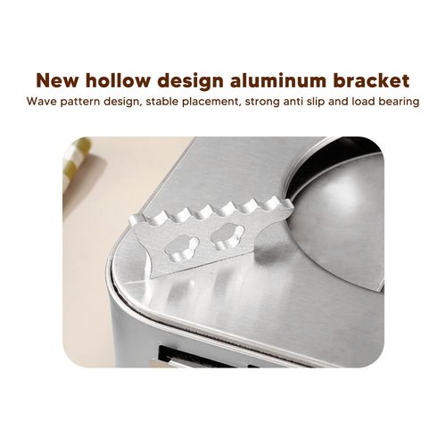 Alcohol Stove,Backpacking Stove,Portable Alcohol Stove Camping,Stainless Steel Silver One Piece Design Drawer Structure Spirit Burner For Home Outdoor Hiking