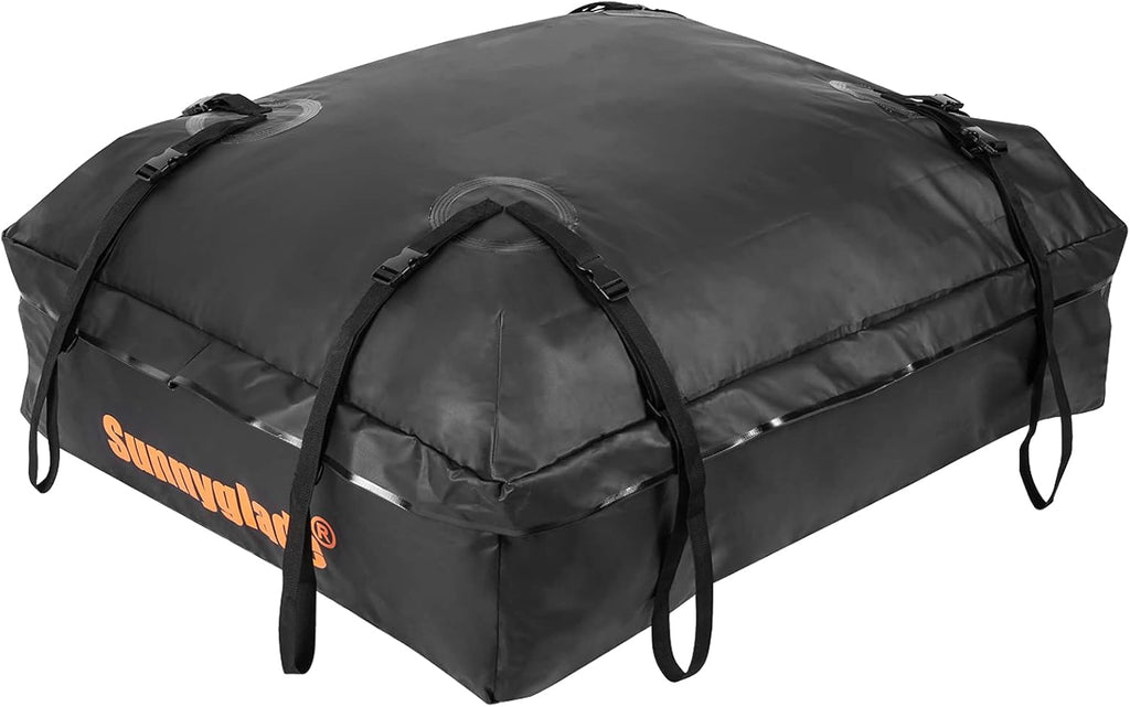 Sunnyglade Waterproof Cargo Bag - 15 Cubic Feet Car Top Carrier for All Roof Racks