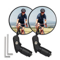 REMAROVE Bike Mirror Bicycle Rear View Mirror 2 PCS Adjustable Bike Bar End Mirror HD Wide Angle Convex Lens